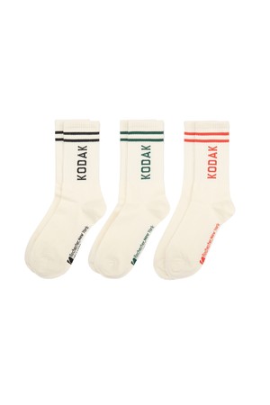 워딩 로고 양말 3팩 세트