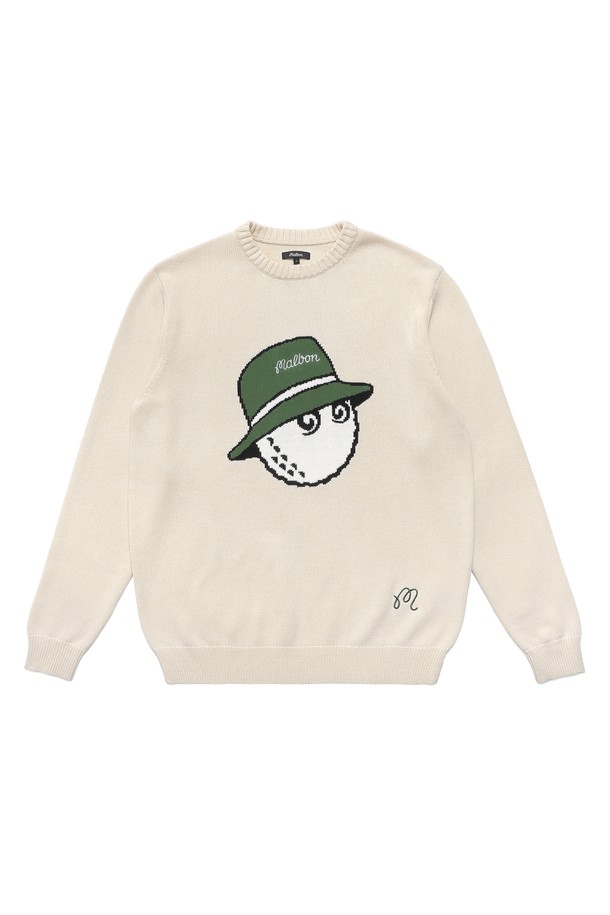 단독][Morning Mist Collection] Teddy 스웨터 IVORY_MALBON GOLF