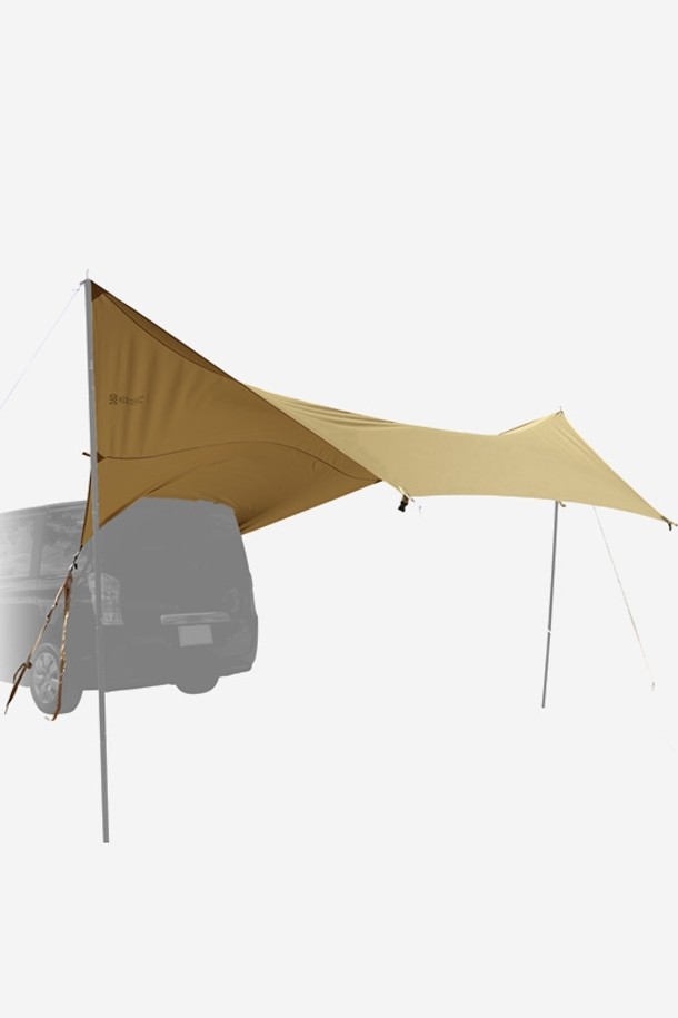 차박 타프 (폴대 미포함) (TAN)는 캠핑과 차박에 최적화된 다용도 타프입니다. 탄색 컬러의 나일론 소재로 제작되어 4계절 내내 사용 가능하며, 차량에 설치하여 그늘막으로 활용할 수 있습니다. 방수 및 자외선 차단 기능을 갖춰 야외 활동 시 쾌적함을 제공합니다. 사이즈 조절이 가능하여 사용 환경에 맞춰 유연하게 사용할 수 있으며, 폴대는 포함되어 있지 않습니다.
