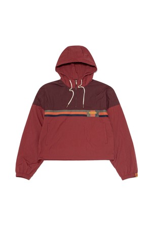 코다컬러 세미크롭 아노락 우먼 BURGUNDY