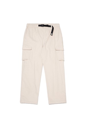 에센셜 디본딩 기모 카고 테이퍼드 팬츠 IVORY