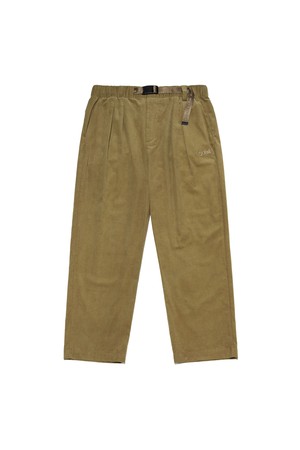 브라우니 코듀로이 와이드 테이퍼드핏 팬츠 BEIGE
