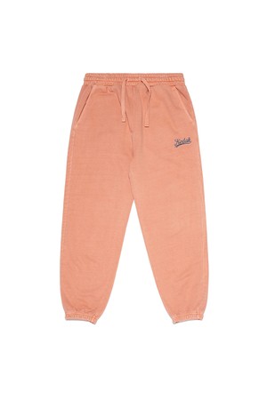 에센셜 피그먼트다잉 스몰로고 조거 팬츠 RED