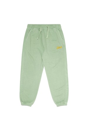 에센셜 피그먼트다잉 스몰로고 조거 팬츠 GREEN