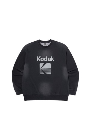 컬러아이 세미오버핏 맨투맨 CHARCOAL