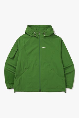 몬텔로 프리즈 후드 자켓 OLIVE