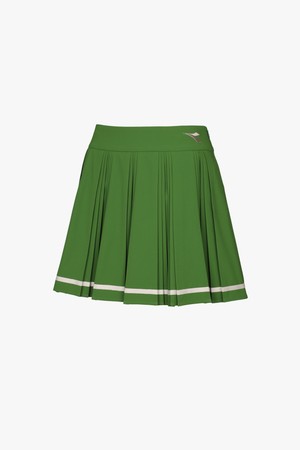 플리츠 테니스 스커트 DARK GREEN