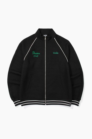 아티산 트위드 래글런 트랙자켓 BLACK