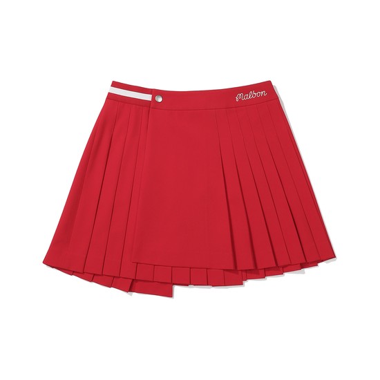 언발란스 랩스커트 RED (WOMAN)