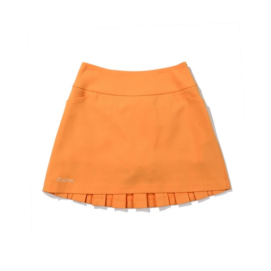 백 플리츠 스커트 ORANGE (WOMAN)