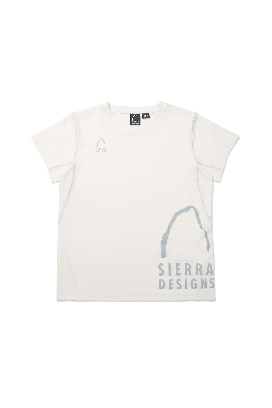 SIERRA DESIGNS - 반소매 티셔츠 - W) 하프돔 칠라이트(CHILL-LITE) 반팔티셔츠 IVORY