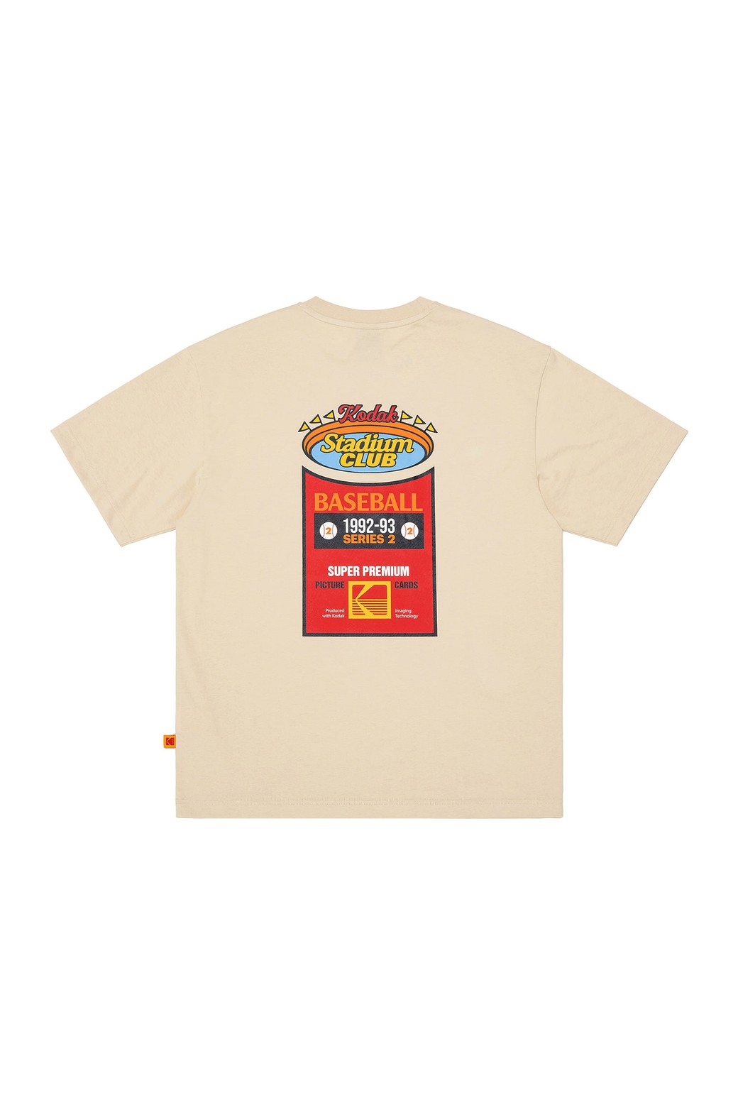 KODAK - 반팔티셔츠 - 스테디움 클럽 에어로쿨 반팔 티셔츠 BEIGE