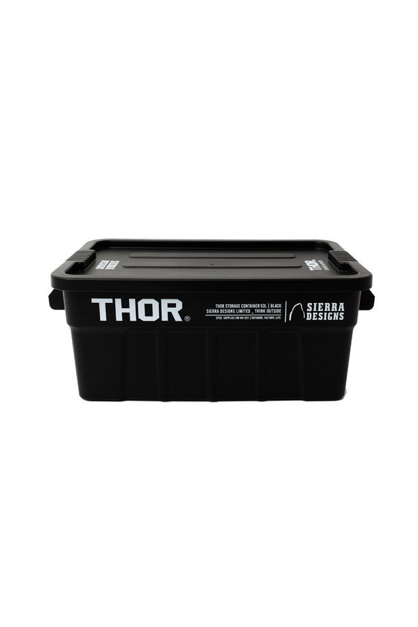 SIERRA DESIGNS - 기타소품 - SD X THOR STORAGE BOX BLACK 53L BLACK