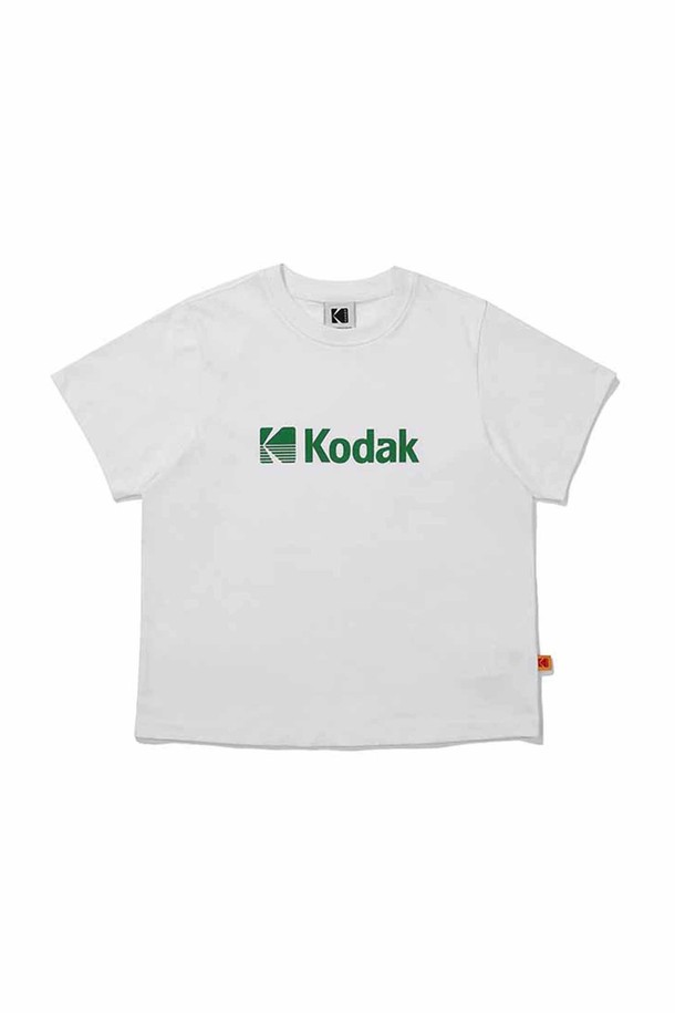 KODAK - 반소매 티셔츠 - 빅로고 아스킨 반팔 티셔츠 우먼 WHITE