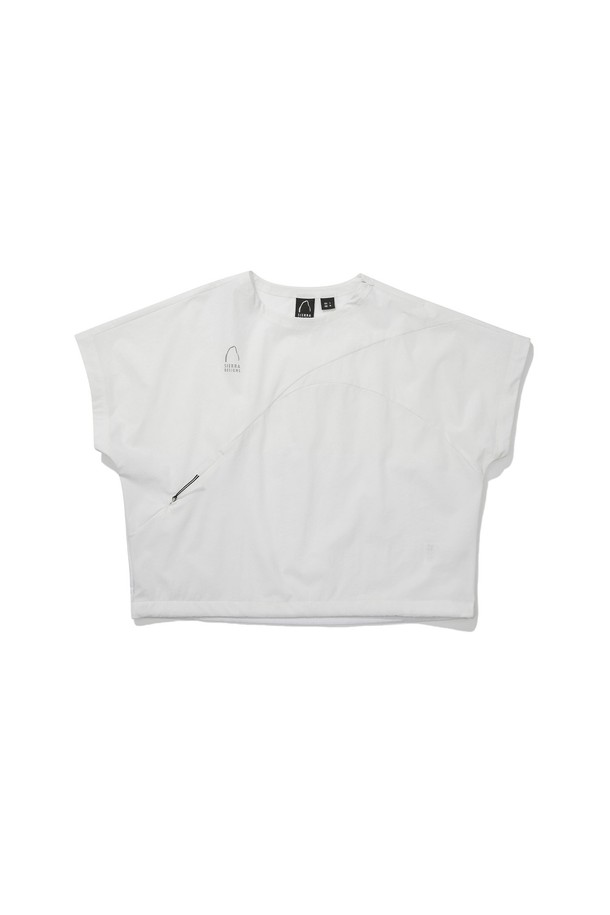 SIERRA DESIGNS - 반소매 티셔츠 - W) 님버스(NIMBUS) 에어닷 하이브리드 반팔티셔츠 WHITE