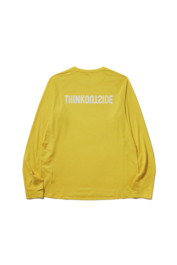 SIERRA DESIGNS - 긴팔티셔츠 - THINK OUTSIDE 퀵드라이 긴팔티셔츠 YELLOW