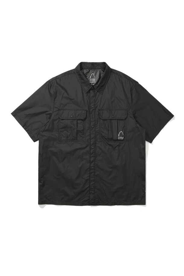 SIERRA DESIGNS - 반팔셔츠 - 로웰(ROWELL) 경량 반팔 셔츠 BLACK