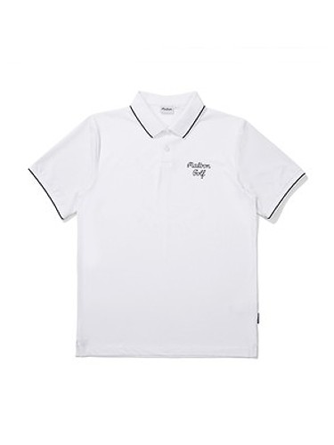 버킷 메쉬 믹스 폴로 티셔츠 WHITE (MAN)-a