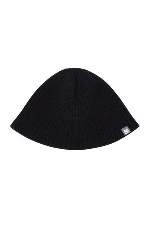 솔리드 니트 버킷햇 BLACK