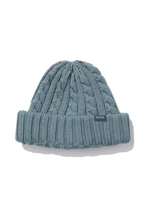 꽈배기 숏 비니 BLUE