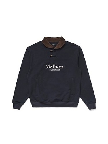 [OUTDOORS CLUB] 플린트 숄 크루넥 티셔츠 NAVY (MAN)-a