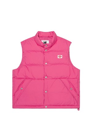 레인보우 경량 다운 베스트 PINK