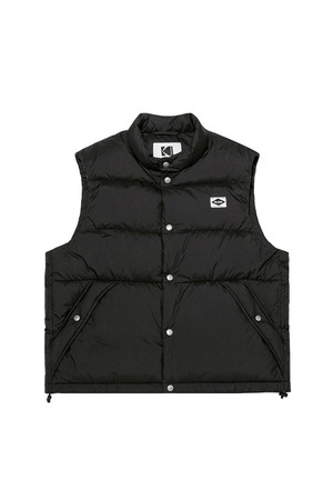 레인보우 경량 다운 베스트 BLACK