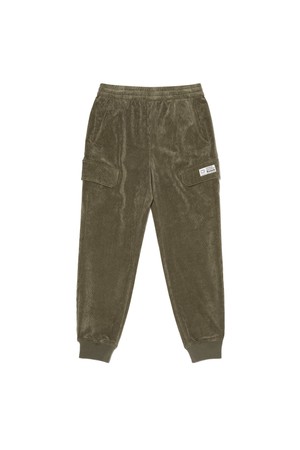 코듀로이 레귤러핏 카고 조거 팬츠 KHAKI