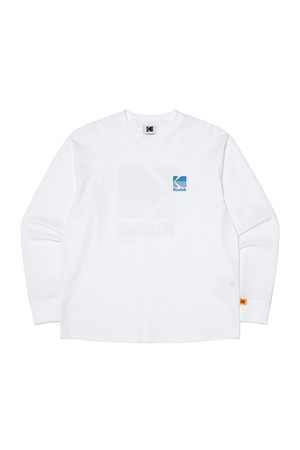 빅로고 그래픽 긴팔 티셔츠 IVORY
