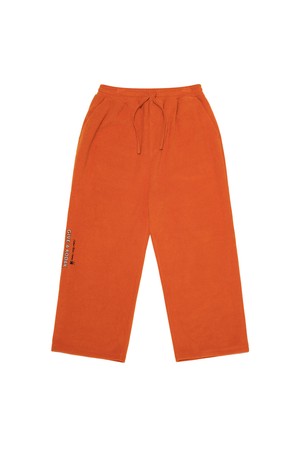 플리스 스트레이트 팬츠 ORANGE