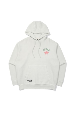 씨너리 그래픽 피그먼트다잉 후드티셔츠 LIGHT GREY