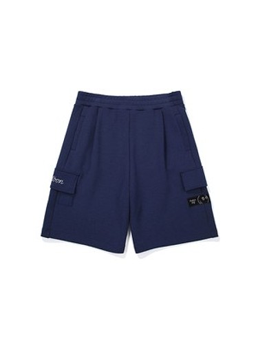 트레블 스크립트 버뮤다 팬츠 NAVY (UNISEX)-a