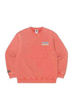 레시피 스노우워싱 맨투맨 RED