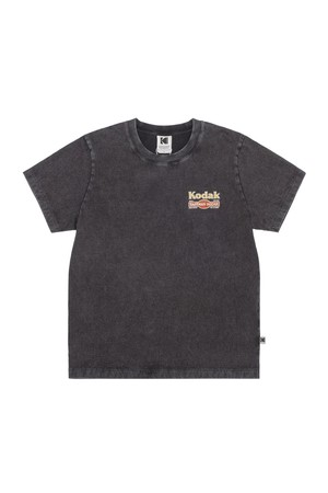 레시피 스노우워싱 반팔티셔츠 우먼 BLACK