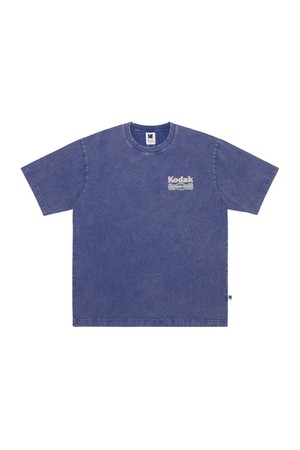 레시피 스노우워싱 반팔티셔츠 BLUE