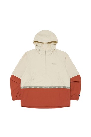 씨너리 컬러블럭 아노락 BEIGE