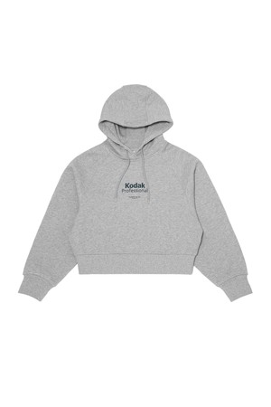 메일러 그래픽 후드티셔츠 우먼 MELANGE GREY