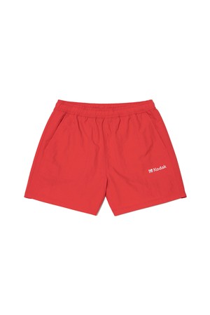 컬러플러스 레귤러핏 3부 반바지 우먼 RED