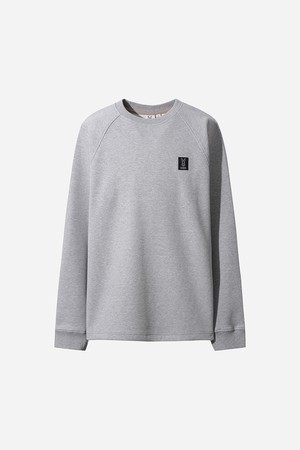 밀도 베이직 맨투맨 남자(L.MELANGE GREY)