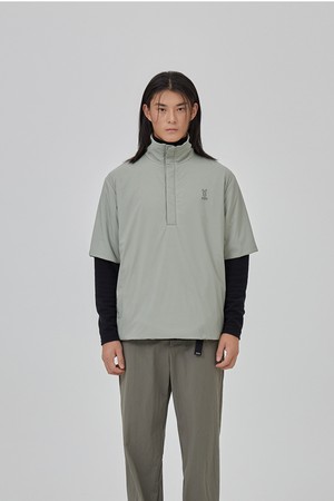 알파패딩 반팔 아노락 - L.MINT