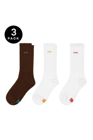 미니 로고 자수 삭스 3PC MULTI