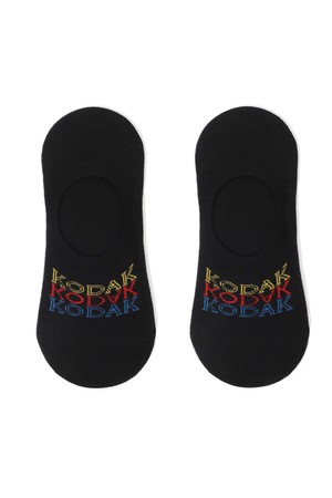 레터링 노쇼 삭스 BLACK