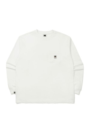에어로쿨 포켓 긴팔 티셔츠 WHITE