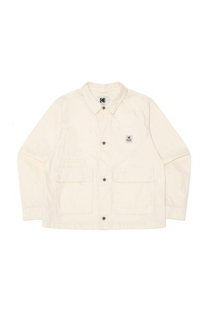 메일러 가먼트워싱 자켓 IVORY