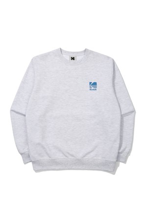 모노그램 레귤러핏 맨투맨 WHITE MELANGE