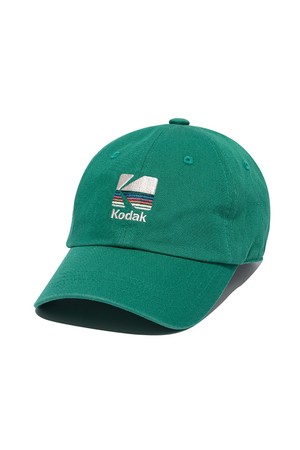 레인보우 자수 볼캡 GREEN