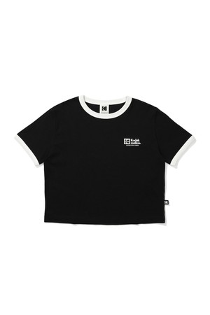 에센셜 링거 반팔 티셔츠 우먼 BLACK