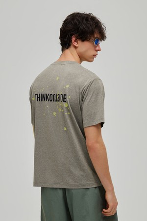 글레시어 THINKOUTSIDE 반팔티셔츠 BROWN