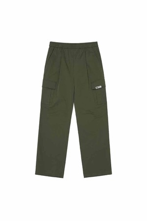 IOS400 레귤러핏 테이퍼드 팬츠 KHAKI
