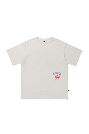 그래픽 슬럽 반팔티셔츠 LIGHT GREY